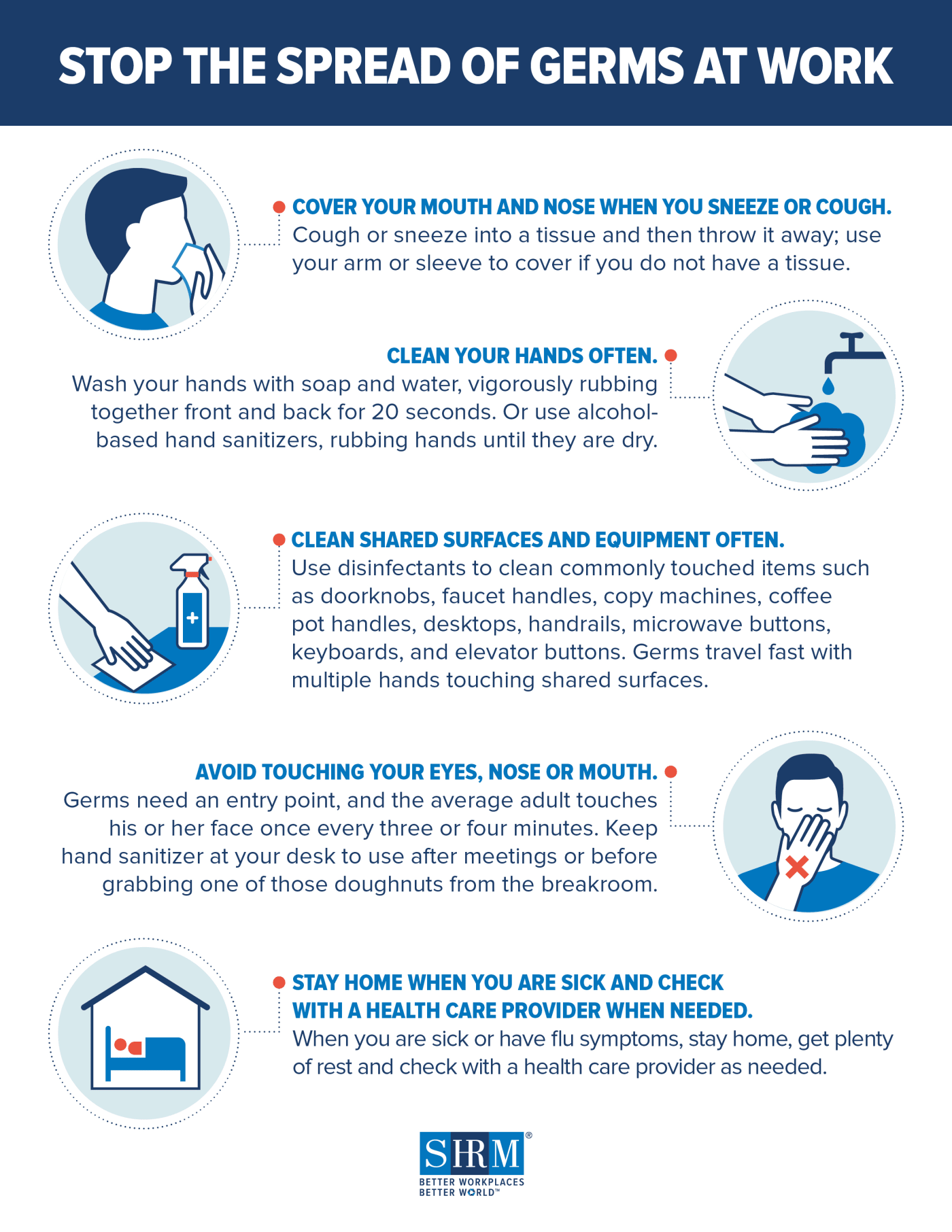 Pdf: Stop The Spread Of Germs At Work