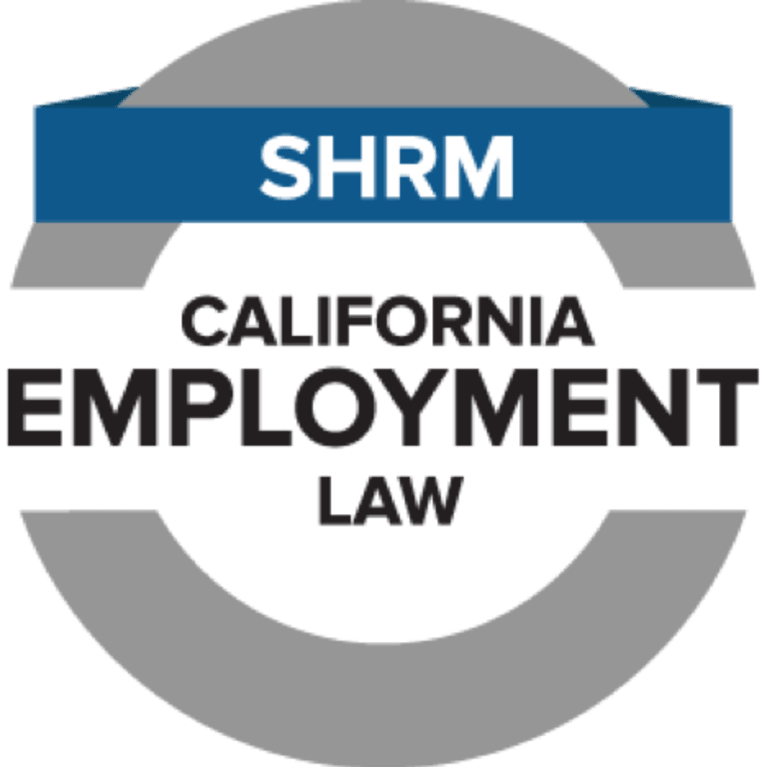 Shrm California Employment Law Micro Credential
