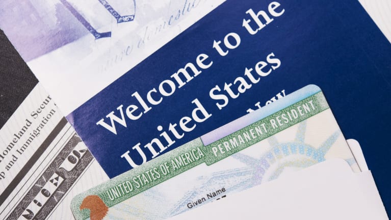 green card packet