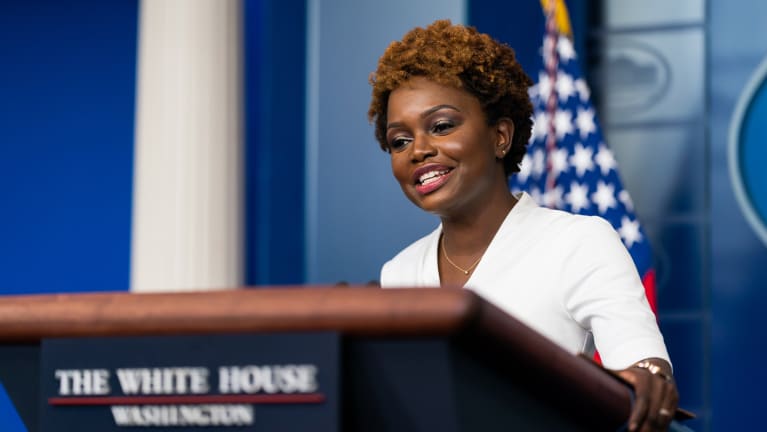 Karine Jean-Pierre Becomes First Black and Openly Gay Press Secretary