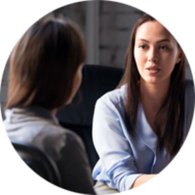person talking