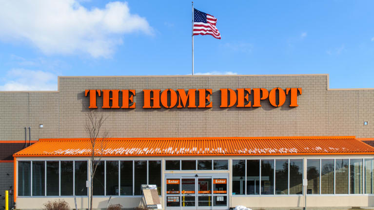 The Home Depot store front