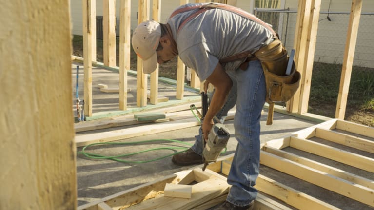 Hispanic construction worker