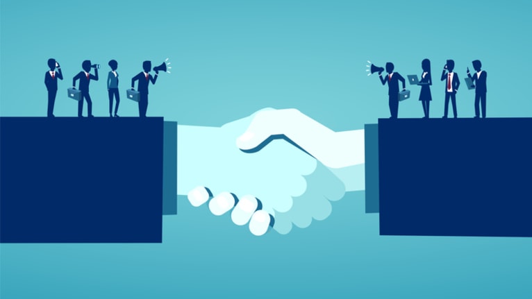 handshake illustration