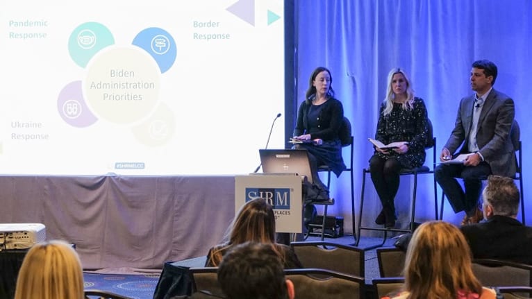 Panelists at SHRM's Employment Law & Compliance Conference on March 28 in Washington, D.C.