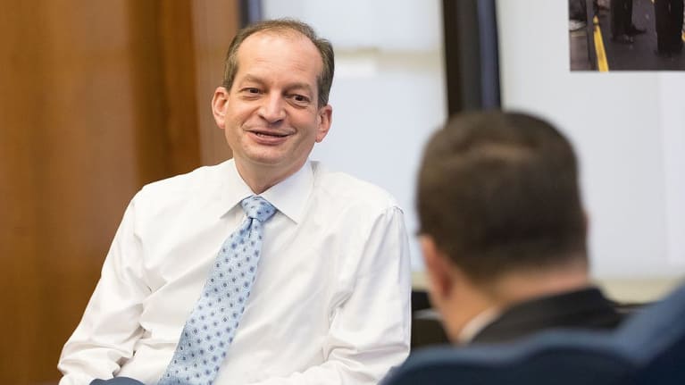 Labor Secretary Acosta Talks About Deregulation, Gig Economy