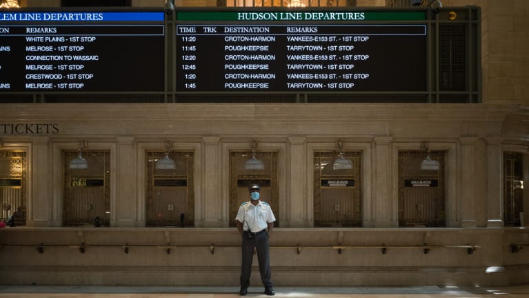 Security guard at Grand Central Terminal