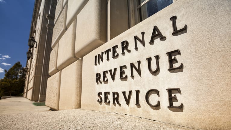 An IRS office
