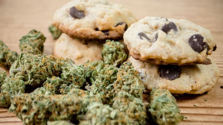 Chocolate chip cookies and cannabis
