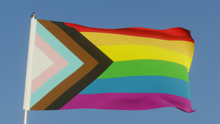 inclusive rainbow flag