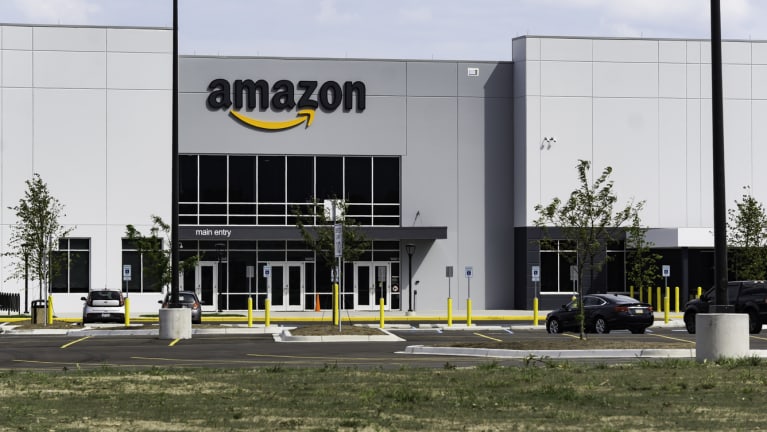 an Amazon facility