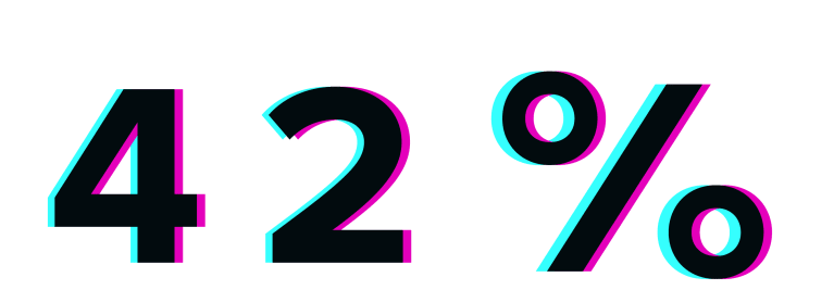 42%