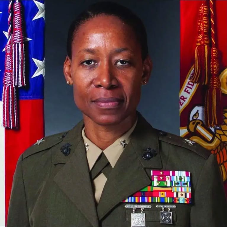 Marine Corps Maj. Gen. Lorna Mahlock