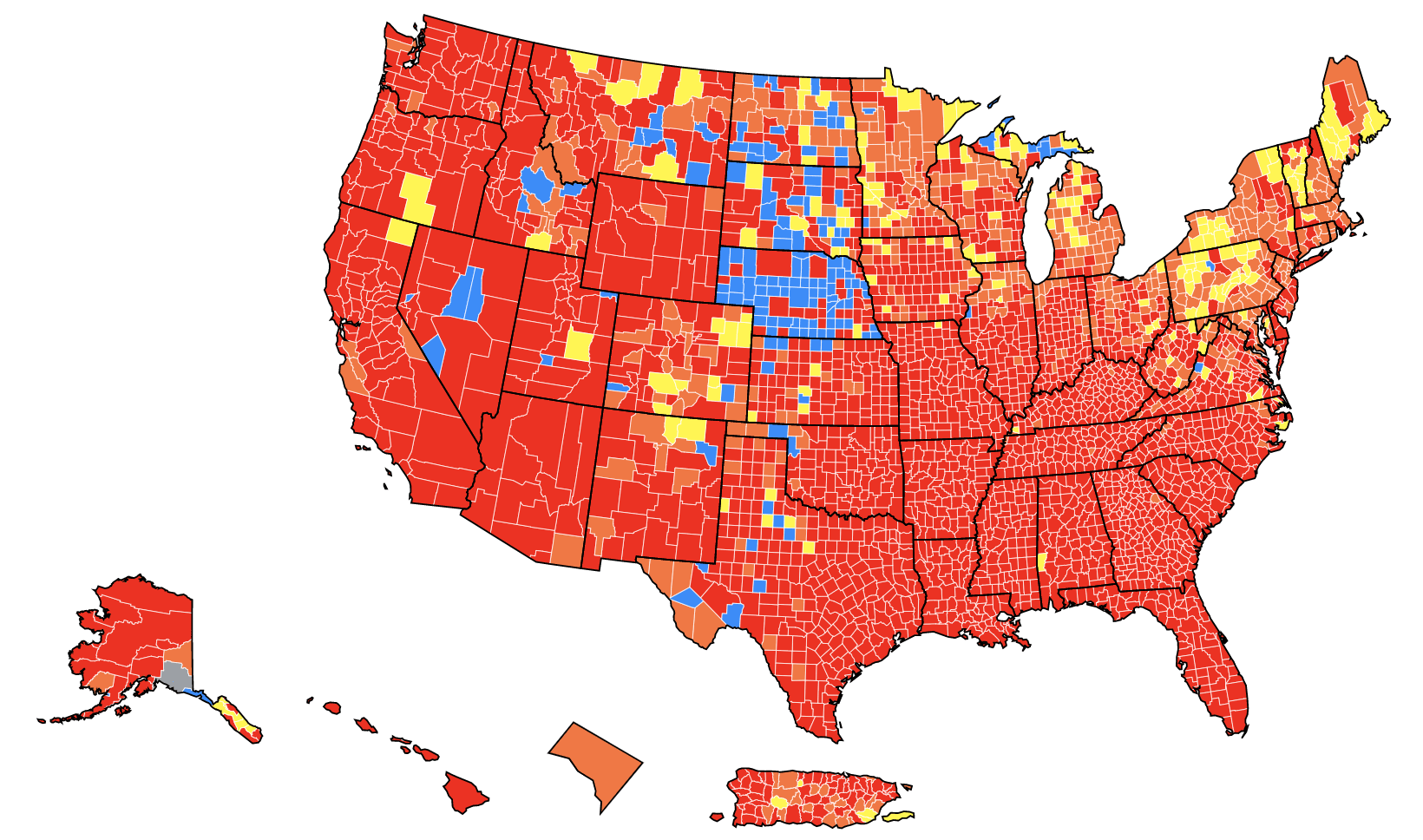 Map Does the CDC Indoor MaskWearing in Your