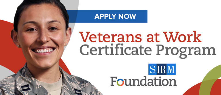Earn Your Veterans At Work Certificate
