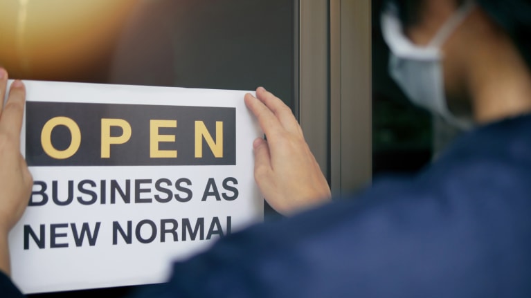Open business as new normal\