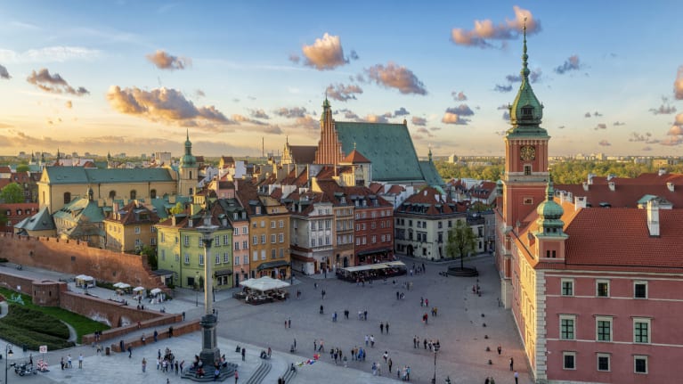 Warsaw, Poland&#39;s old town